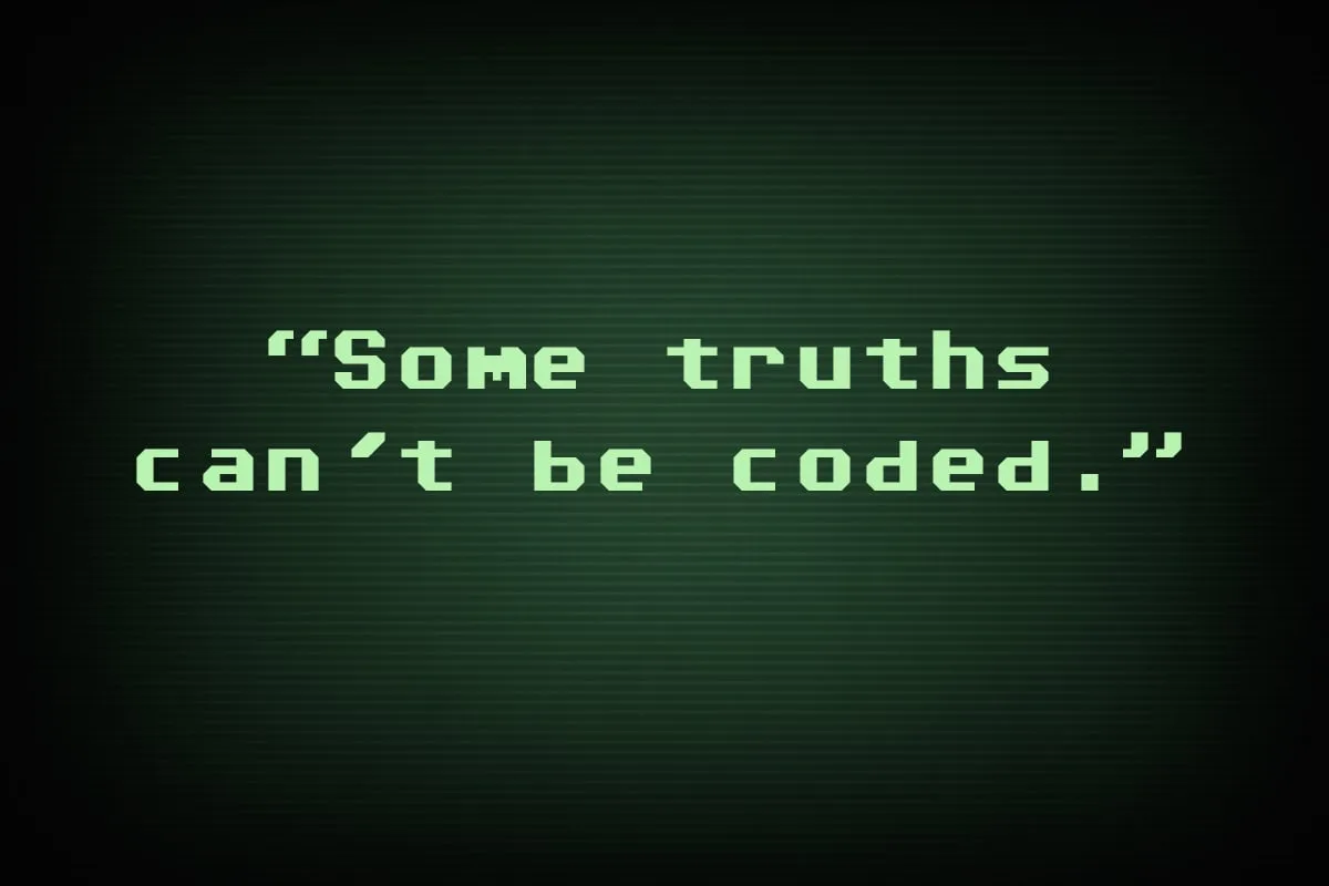 Some truth can't be coded