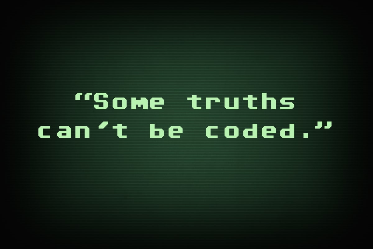 Some truth can't be coded