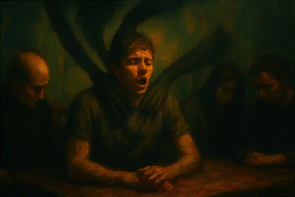 A man crippled by fear
